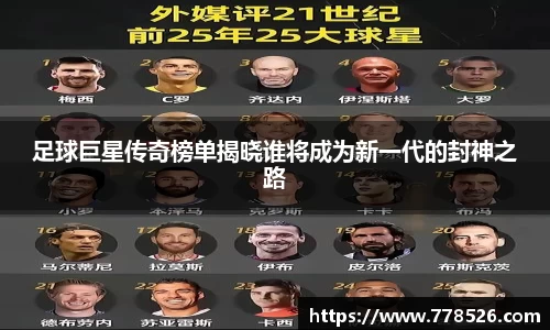 足球巨星传奇榜单揭晓谁将成为新一代的封神之路